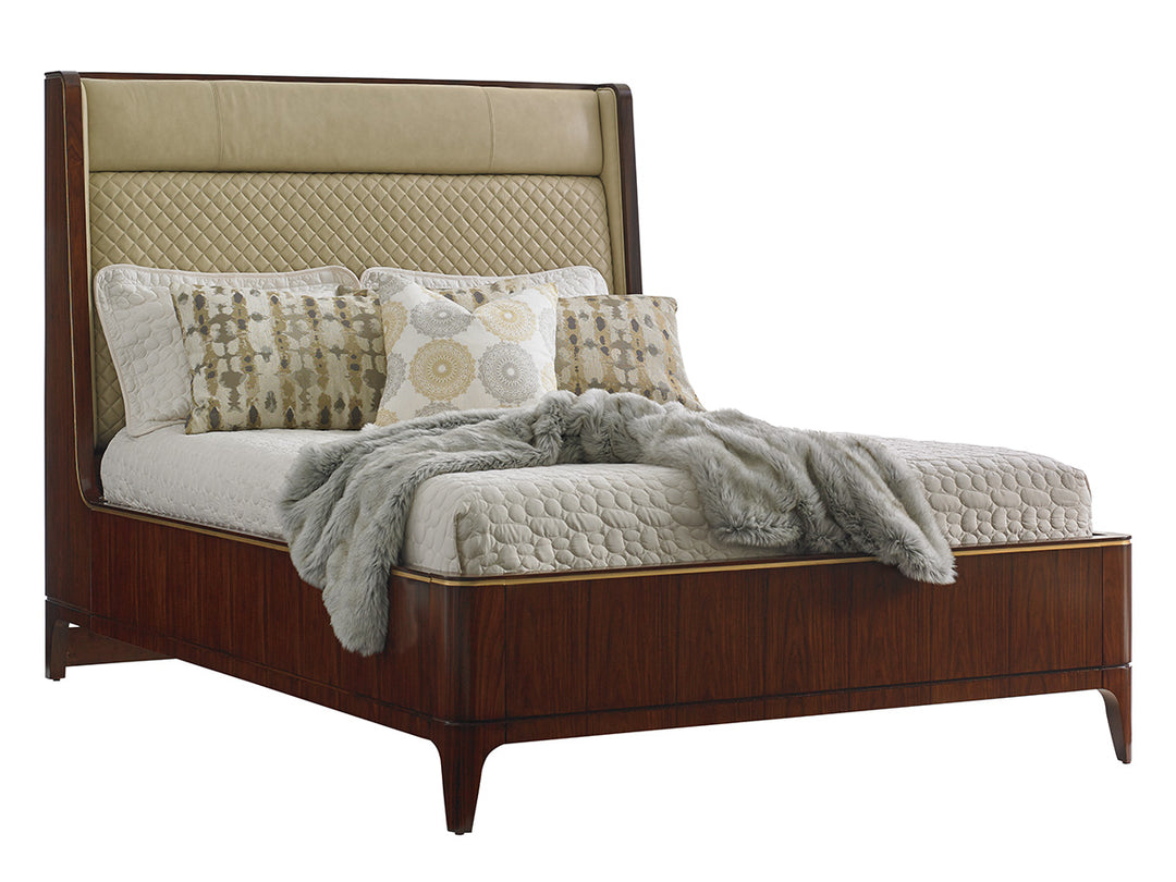American Home Furniture | Lexington - Take Five Empire Upholstered Platform Bed