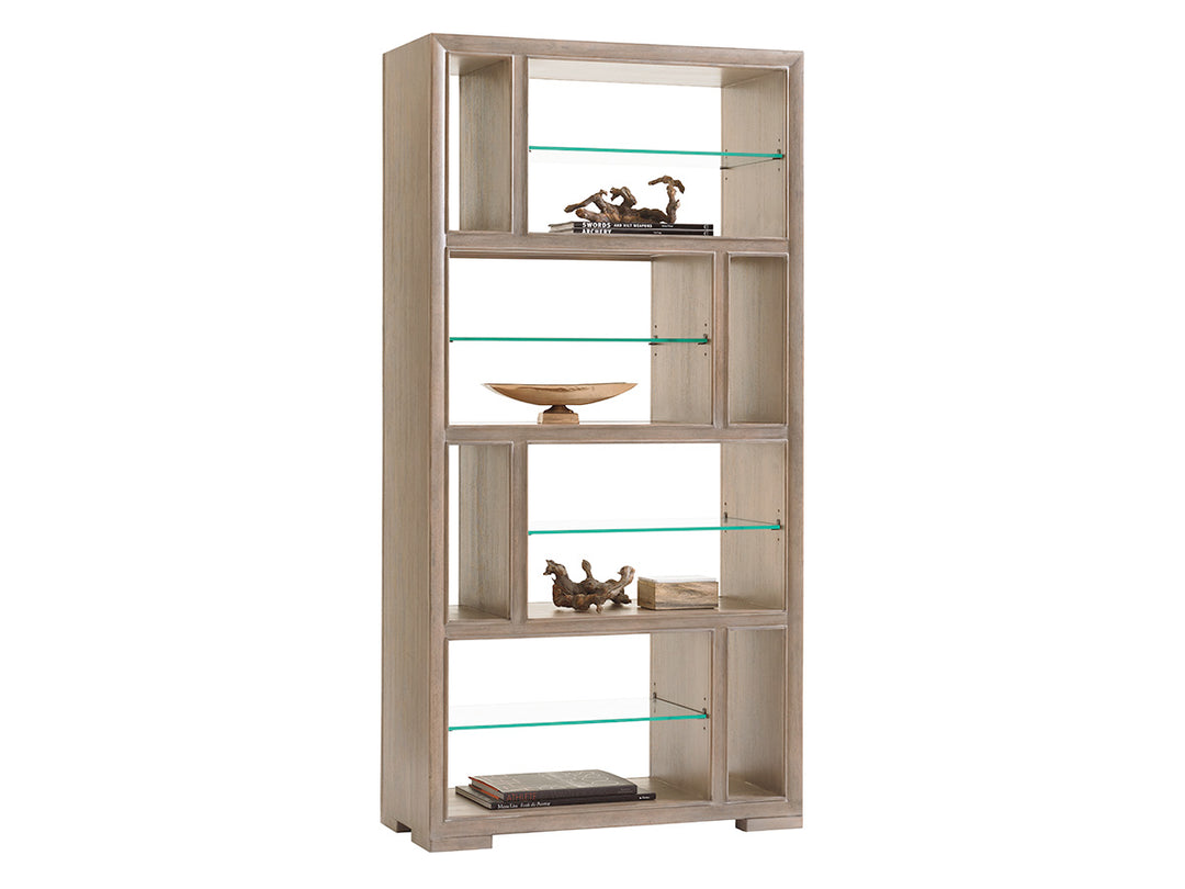 American Home Furniture | Lexington  - Shadow Play Windsor Open Bookcase