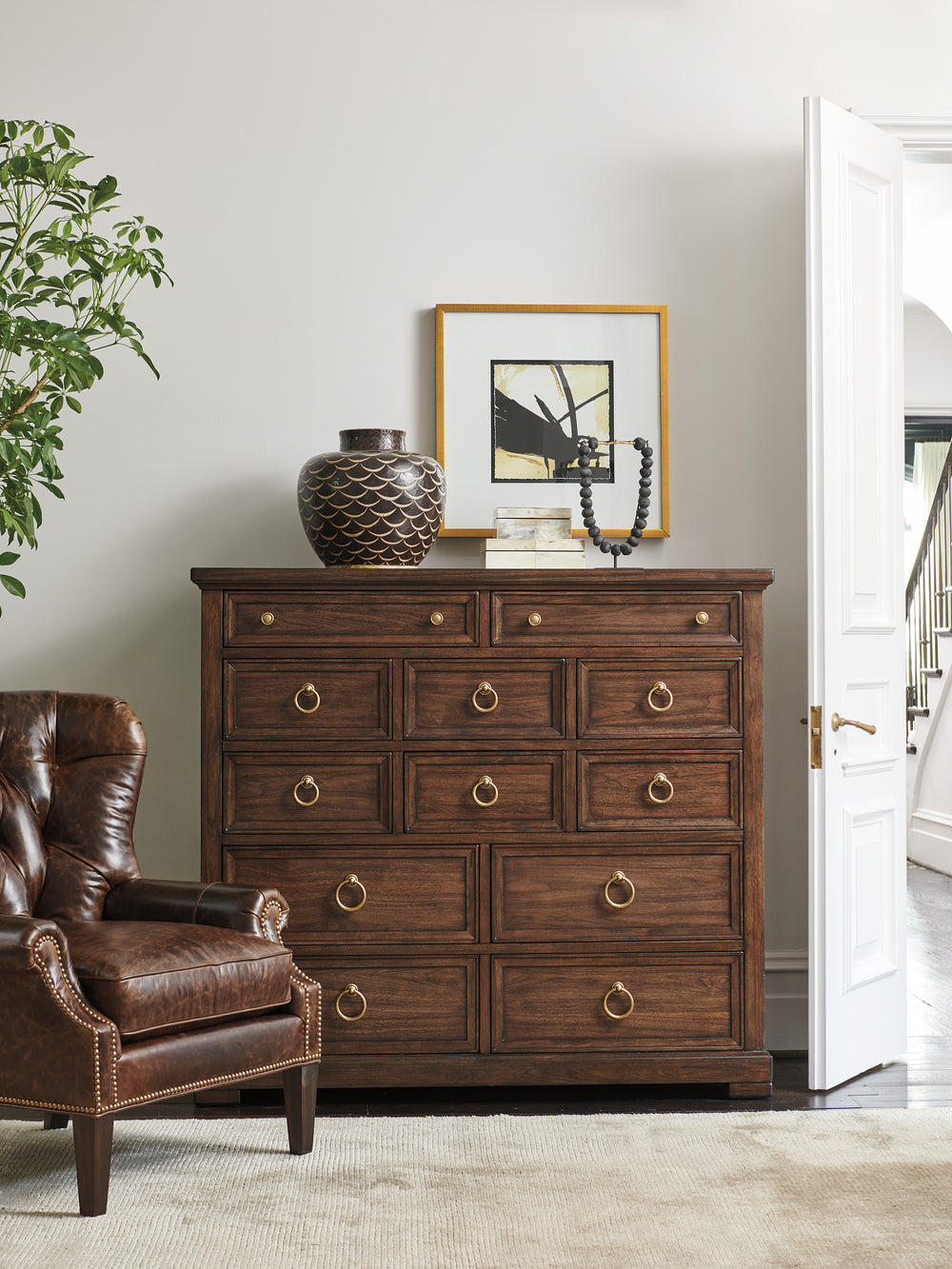 American Home Furniture | Lexington  - Silverado Crosby Gentlemans Chest