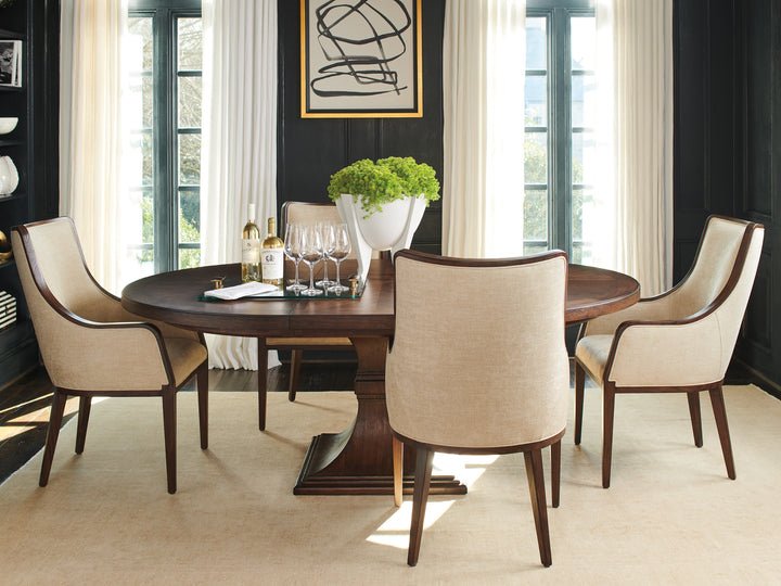 American Home Furniture | Lexington  - Silverado Palo Alto Round Dining Table