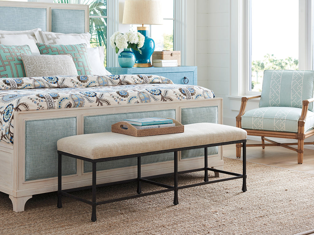 American Home Furniture | Barclay Butera  - Newport Ruby Bed Bench