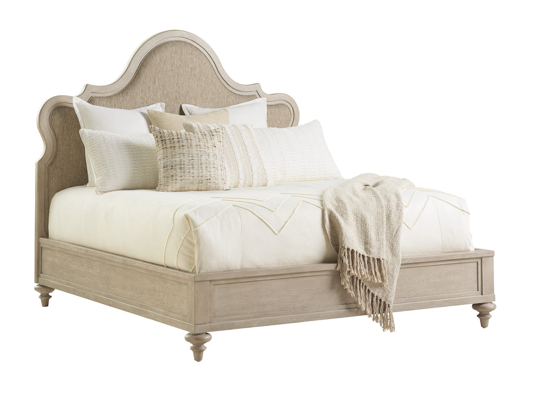 American Home Furniture | Barclay Butera  - Malibu Zuma Upholstered Panel Bed