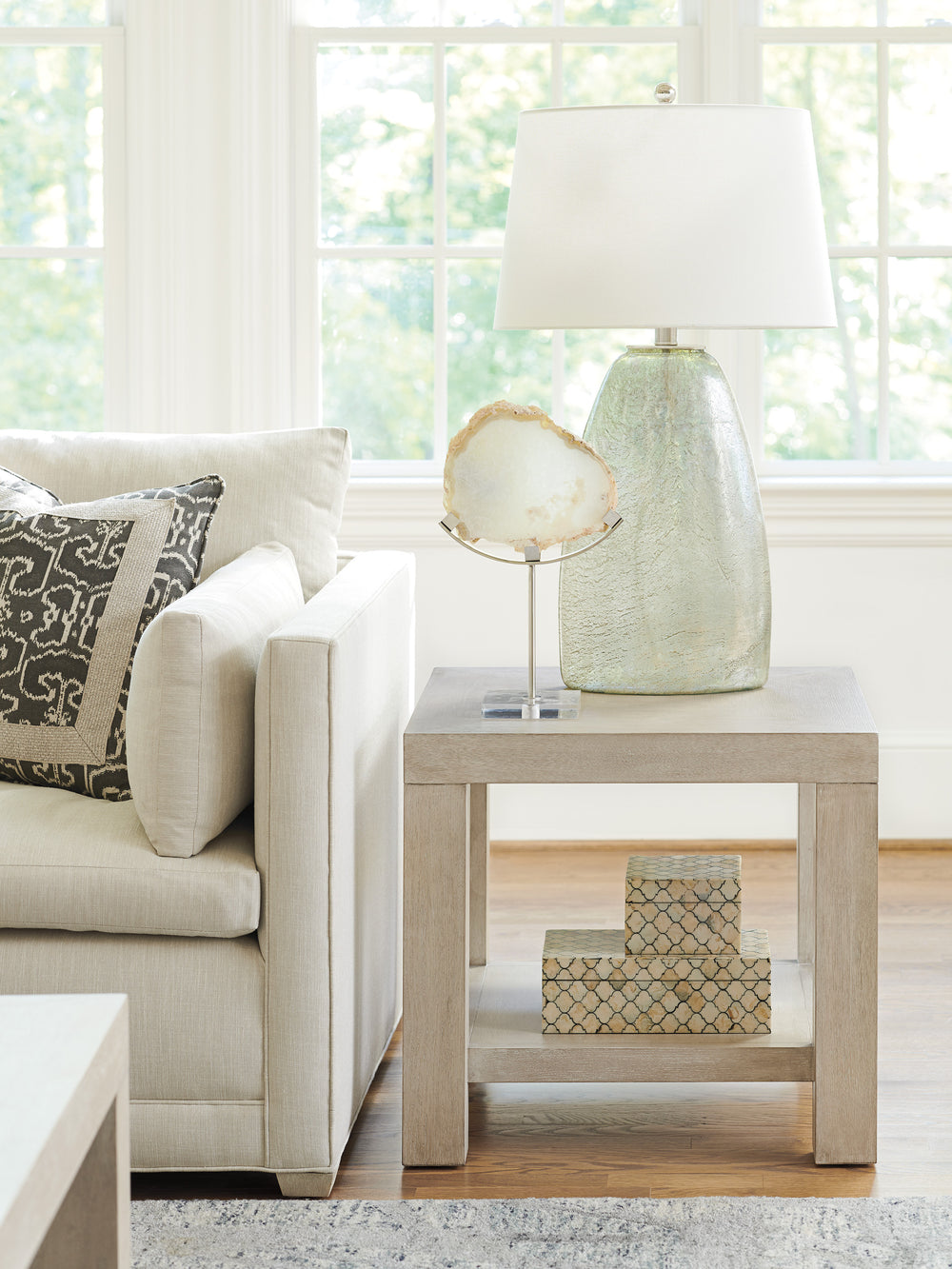 American Home Furniture | Barclay Butera  - Malibu Surfrider End Table