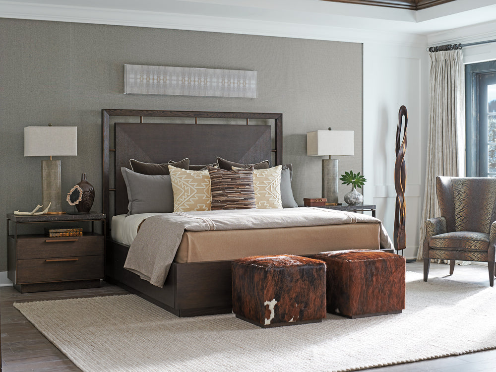 American Home Furniture | Barclay Butera  - Park City Sundance Panel Bed