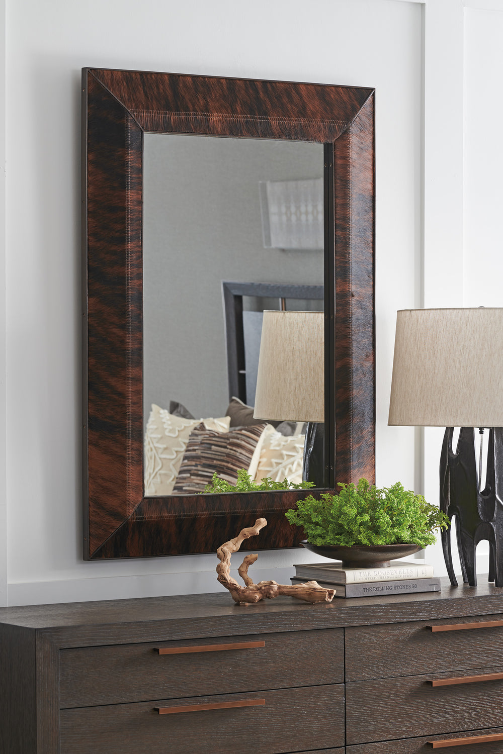 American Home Furniture | Barclay Butera  - Park City Park Meadows Rectangular Mirror