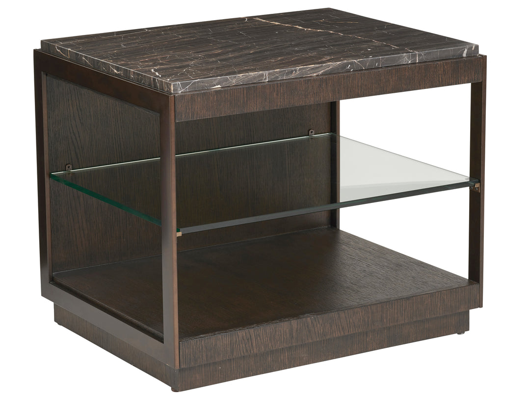 American Home Furniture | Barclay Butera  - Park City Summit Rectangular End Table