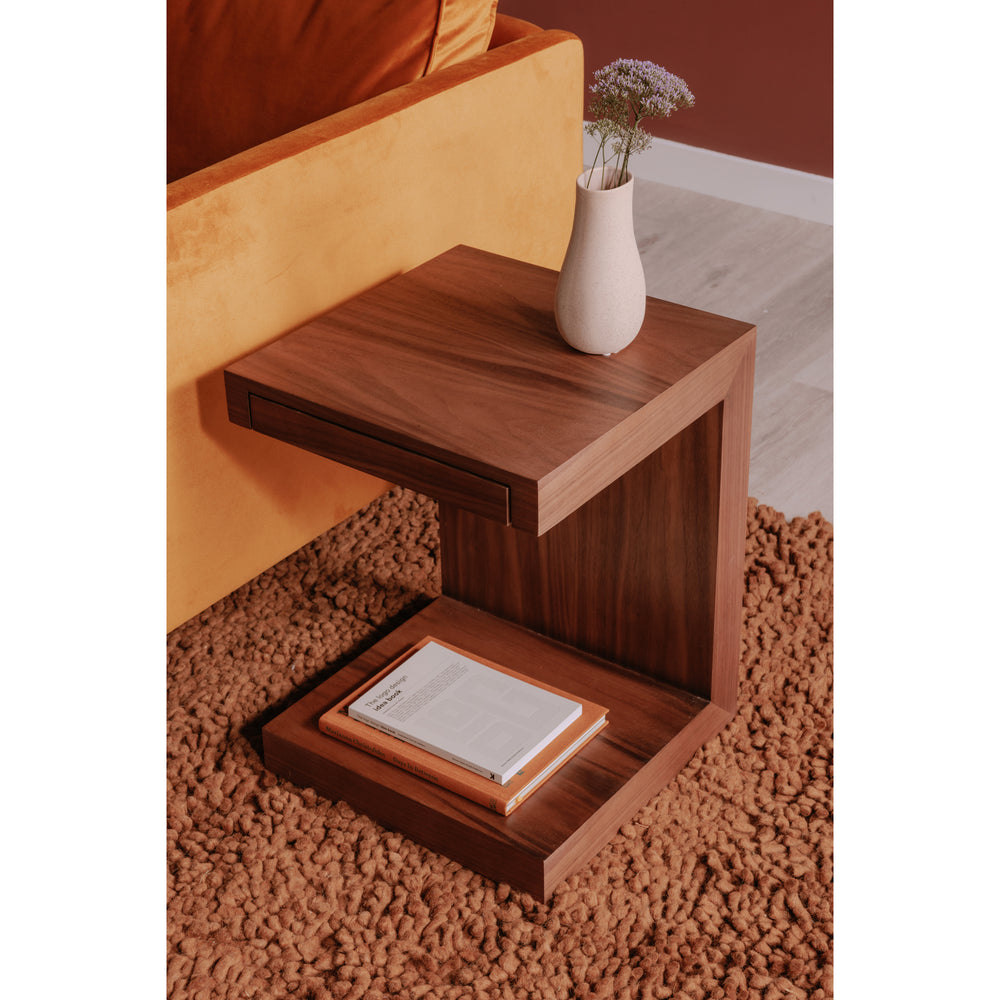 American Home Furniture | Moe's Home Collection - Zio Sidetable Walnut