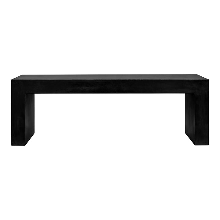 American Home Furniture | Moe's Home Collection - Lazarus Outdoor Bench Black