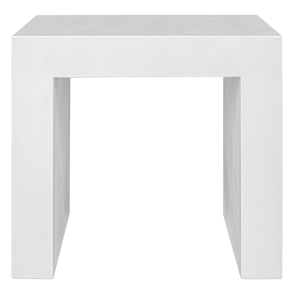 American Home Furniture | Moe's Home Collection - Lazarus Outdoor Stool White