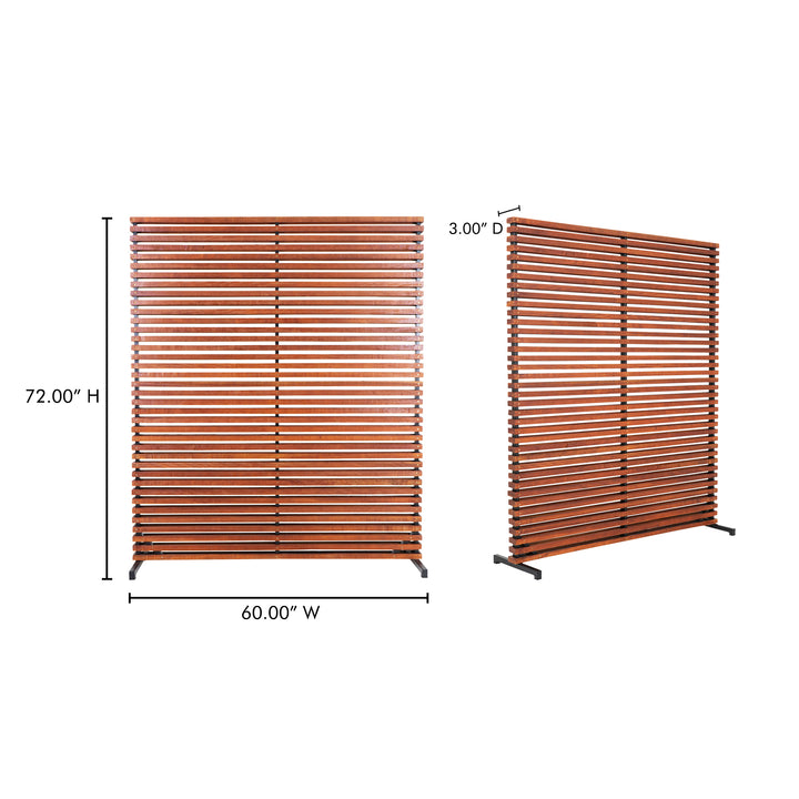 American Home Furniture | Moe's Home Collection - Dallin Screen Brown