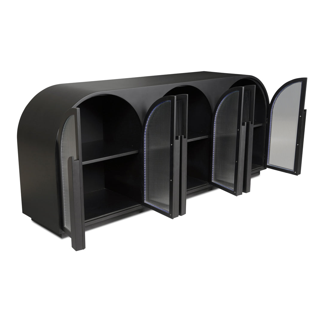 American Home Furniture | Moe's Home Collection - Salone Sideboard Black
