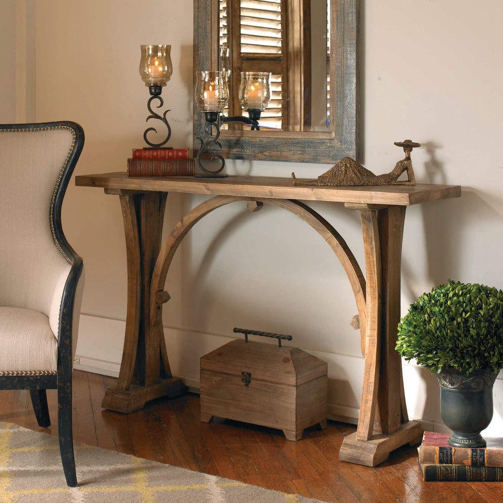 GENESSIS RECLAIMED WOOD CONSOLE TABLE - AmericanHomeFurniture