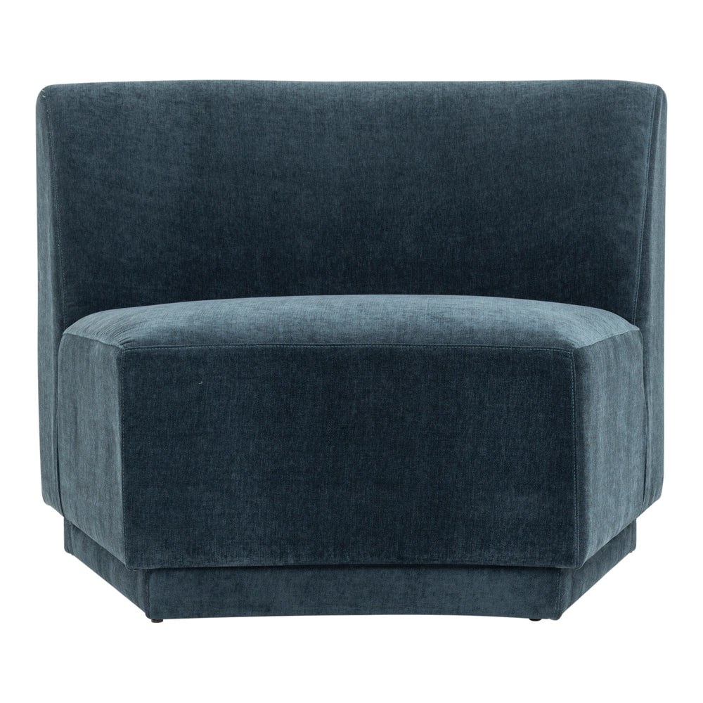 American Home Furniture | Moe's Home Collection - Yoon Slipper Chair Nightshade Blue