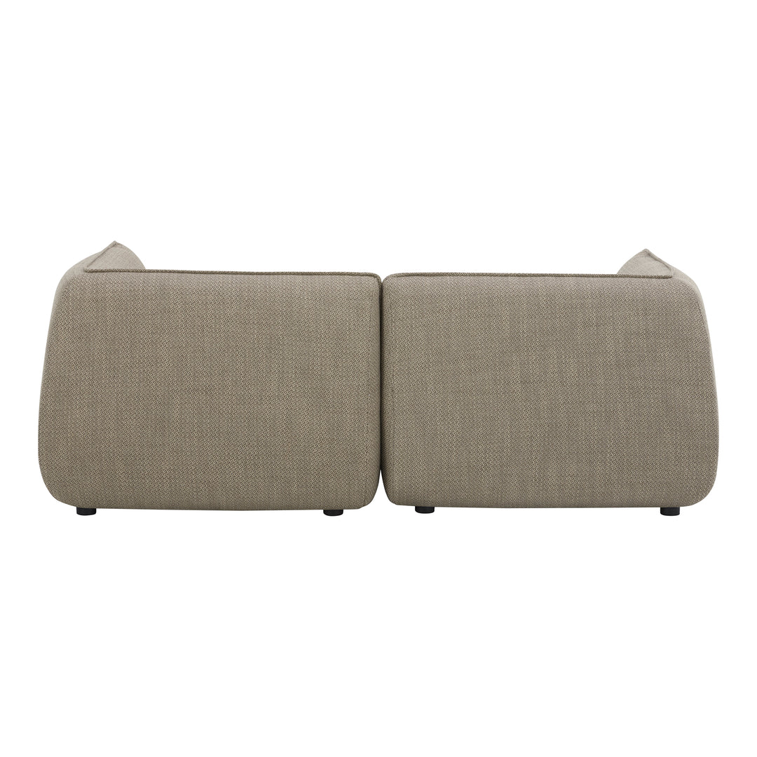 American Home Furniture | Moe's Home Collection - Zeppelin Nook Modular Sectional Speckled Pumice