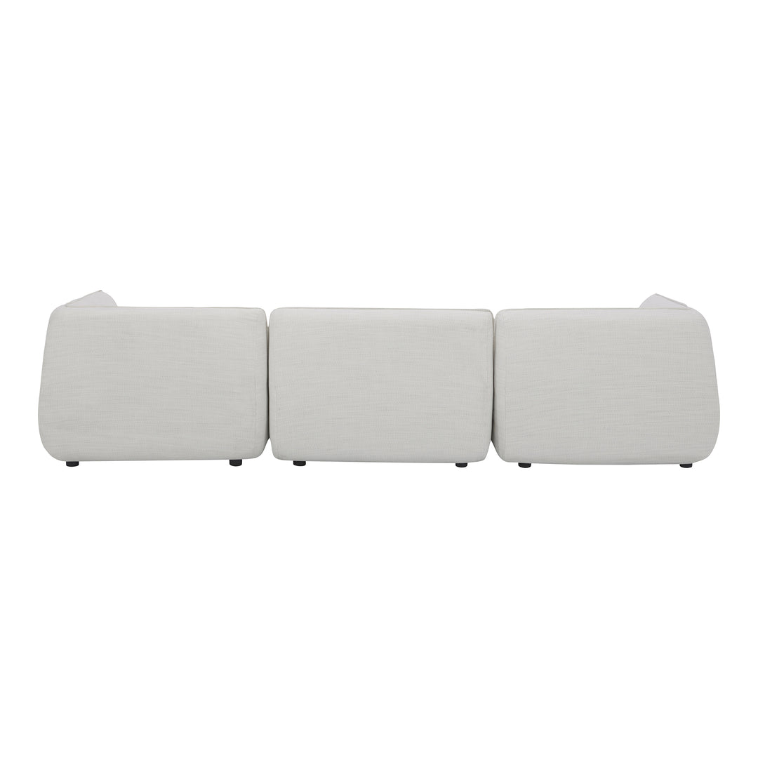 American Home Furniture | Moe's Home Collection - Zeppelin Lounge Modular Sectional Salt Stone White