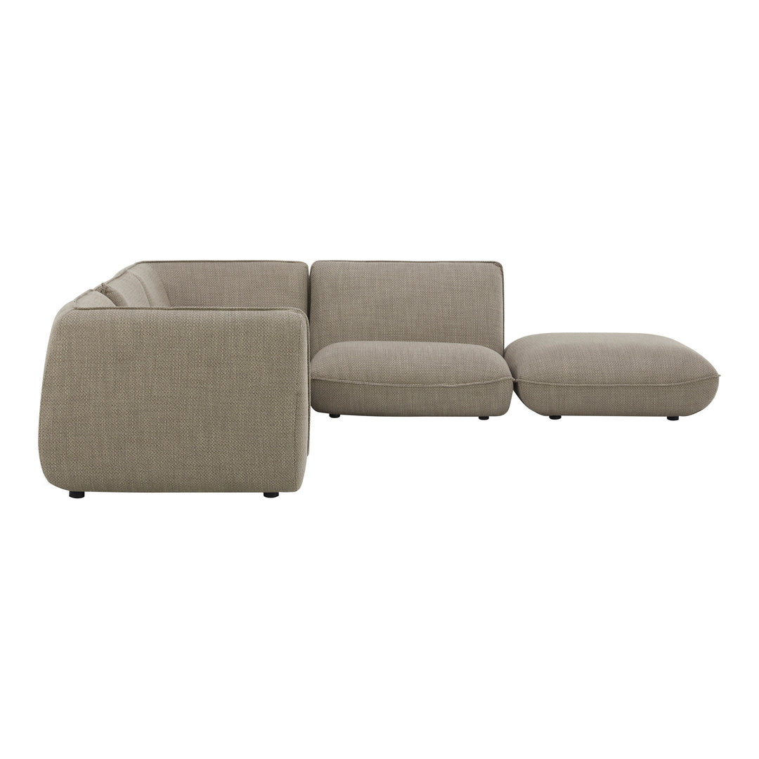 American Home Furniture | Moe's Home Collection - Zeppelin Dream Modular Sectional Speckled Pumice