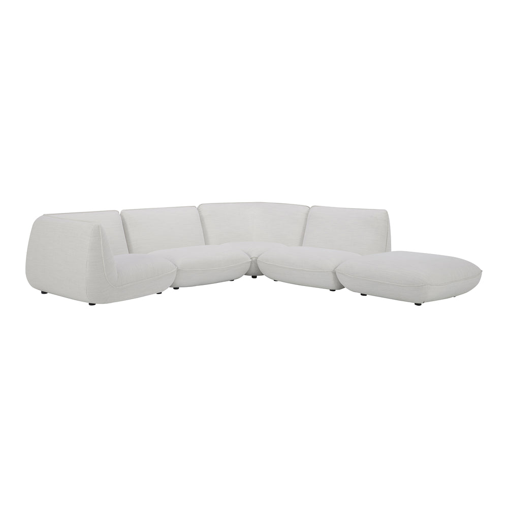 American Home Furniture | Moe's Home Collection - Zeppelin Dream Modular Sectional Salt Stone White