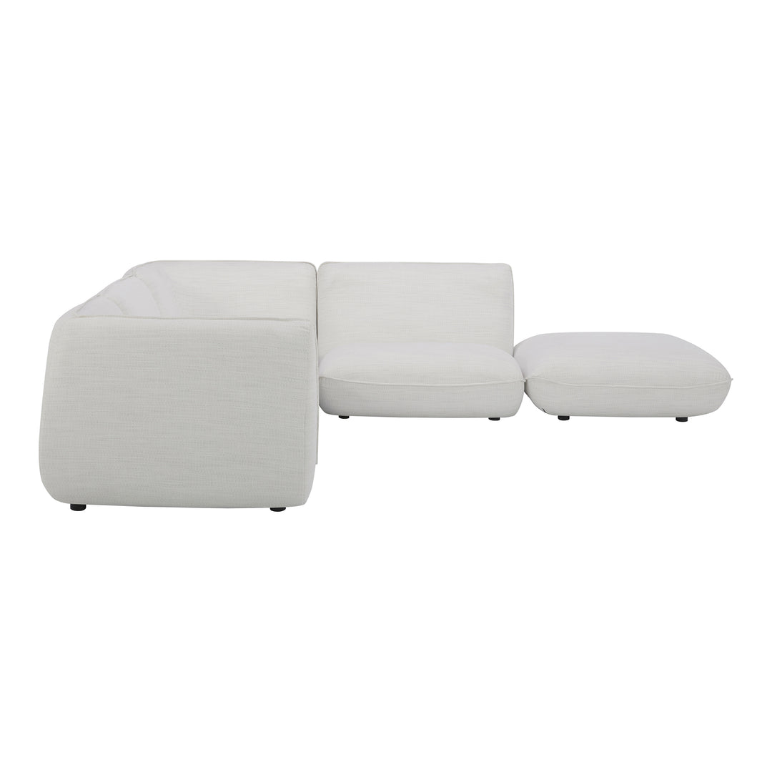 American Home Furniture | Moe's Home Collection - Zeppelin Dream Modular Sectional Salt Stone White