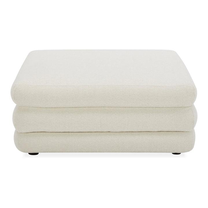 American Home Furniture | Moe's Home Collection - Lowtide Ottoman Warm White
