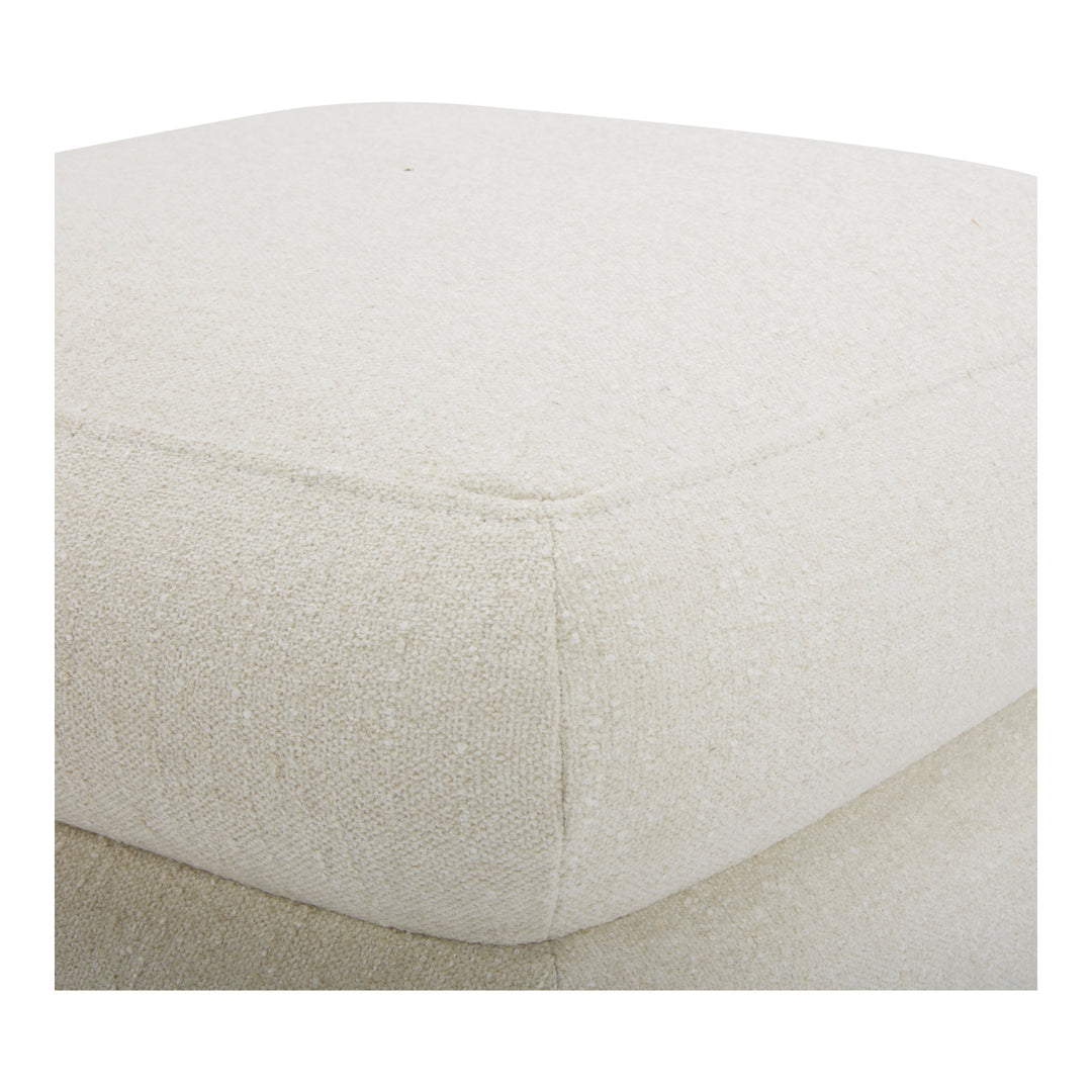 American Home Furniture | Moe's Home Collection - Lowtide Ottoman Warm White