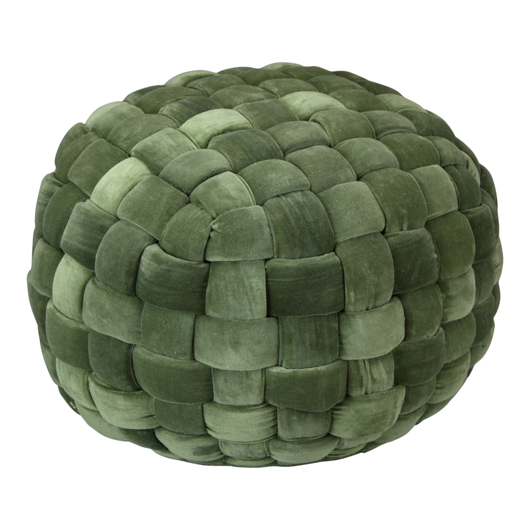 American Home Furniture | Moe's Home Collection - Jazzy Pouf Chartreuse