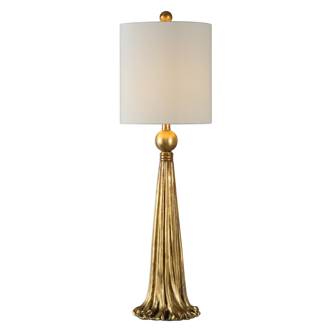 Paravani Metallic Gold Lamp - AmericanHomeFurniture