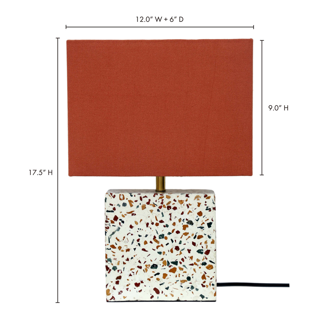 American Home Furniture | Moe's Home Collection - Terrazzo Square Table Lamp