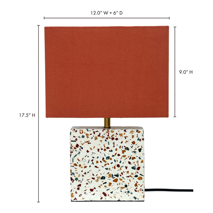 American Home Furniture | Moe's Home Collection - Terrazzo Square Table Lamp