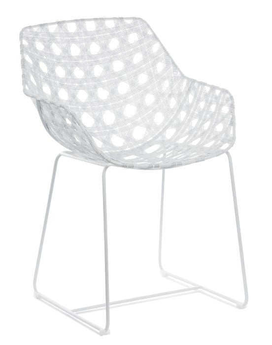 Octa Arm Chair, White - Oggetti - AmericanHomeFurniture