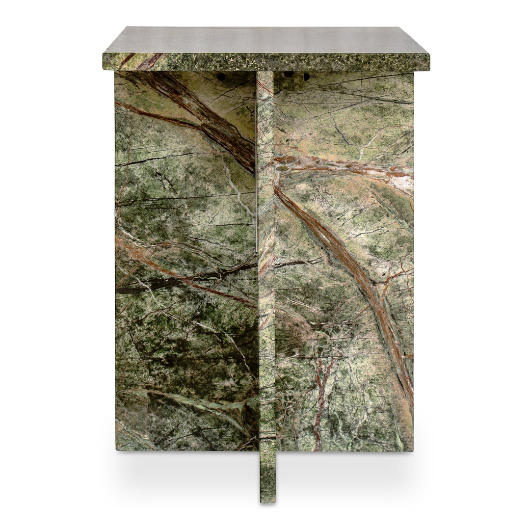 American Home Furniture | Moe's Home Collection - Blair Accent Table Rainforest Green Marble