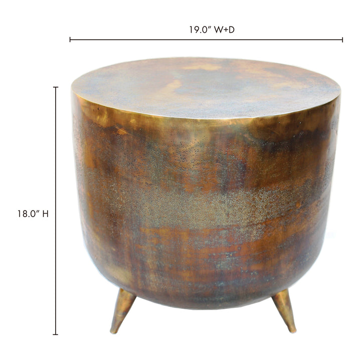 American Home Furniture | Moe's Home Collection - Kettel Accent Table Brass
