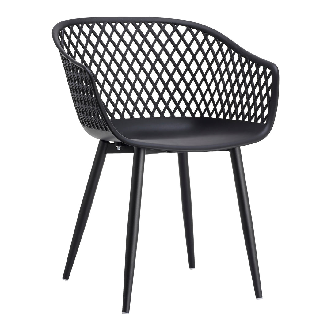 American Home Furniture | Moe's Home Collection - Piazza Outdoor Chair Black-Set Of Two
