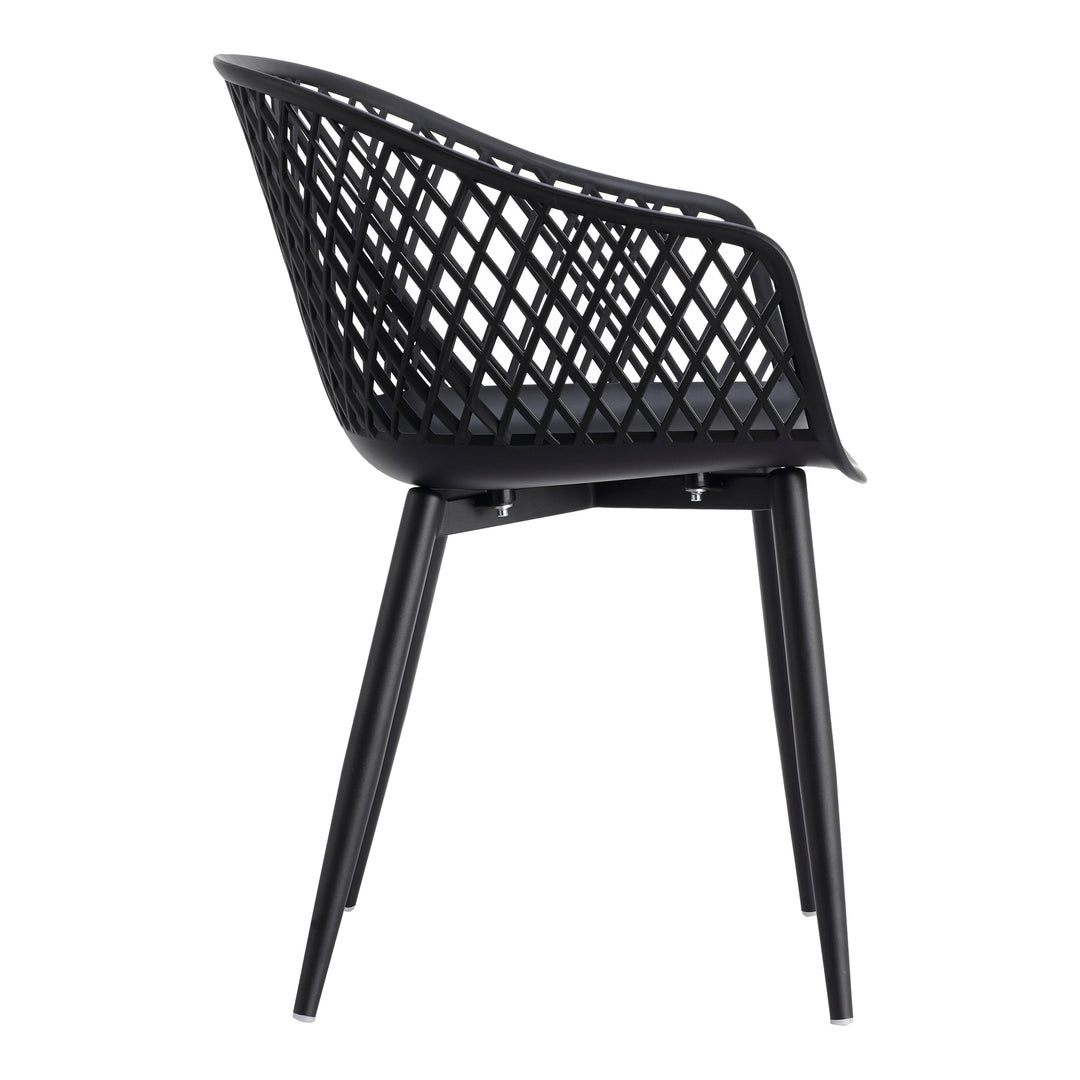 American Home Furniture | Moe's Home Collection - Piazza Outdoor Chair Black-Set Of Two