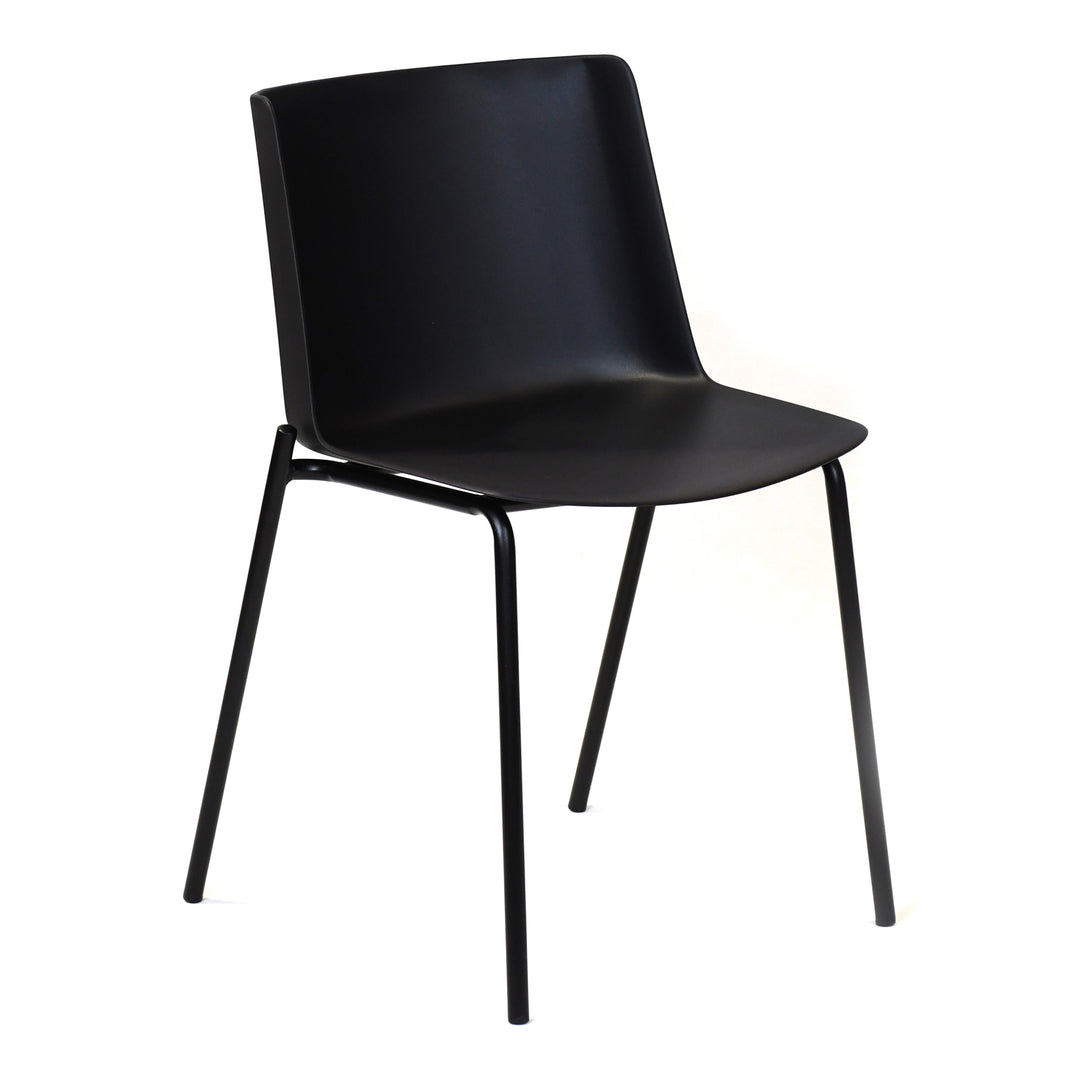 American Home Furniture | Moe's Home Collection - Silla Outdoor Dining Chair Black-Set Of Two