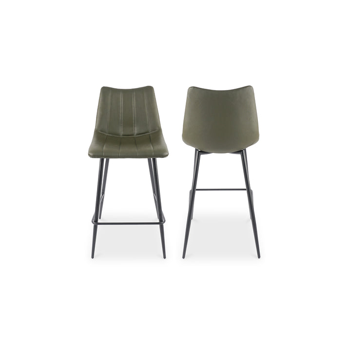 American Home Furniture | Moe's Home Collection - Alibi Counter Stool Dark Green-Set Of Two