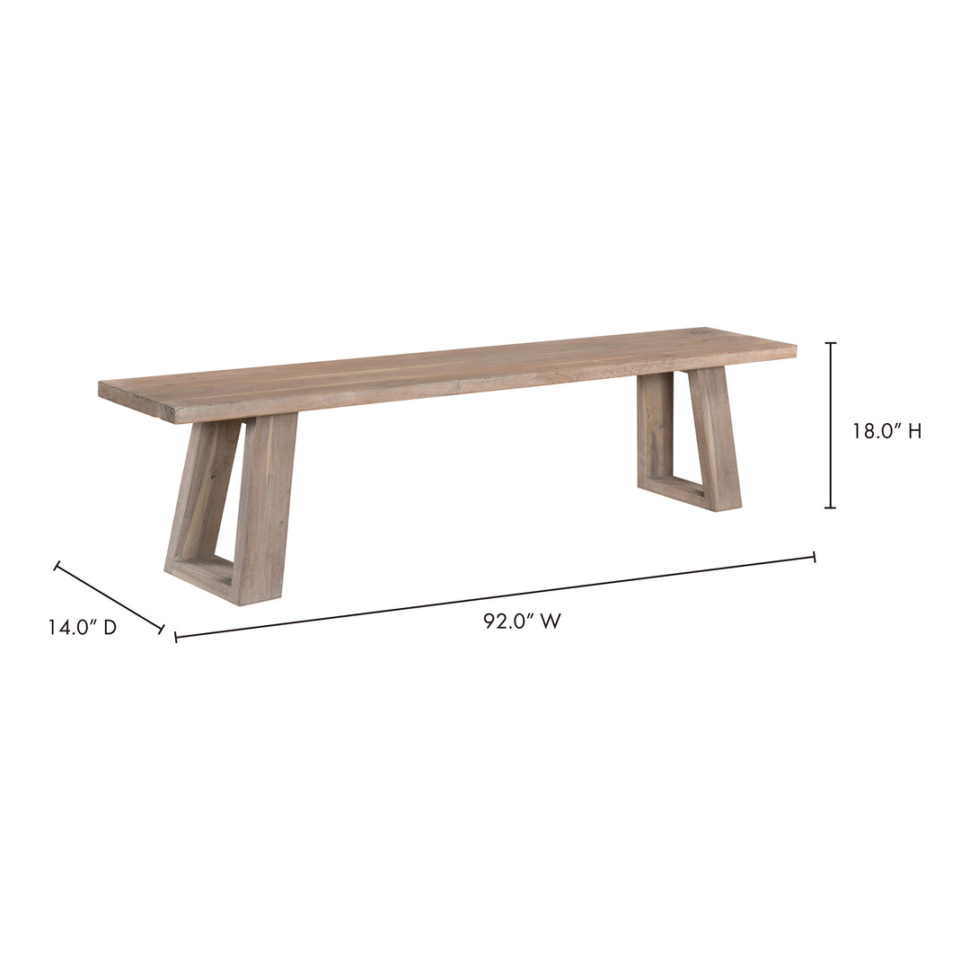 American Home Furniture | Moe's Home Collection - Tanya Bench