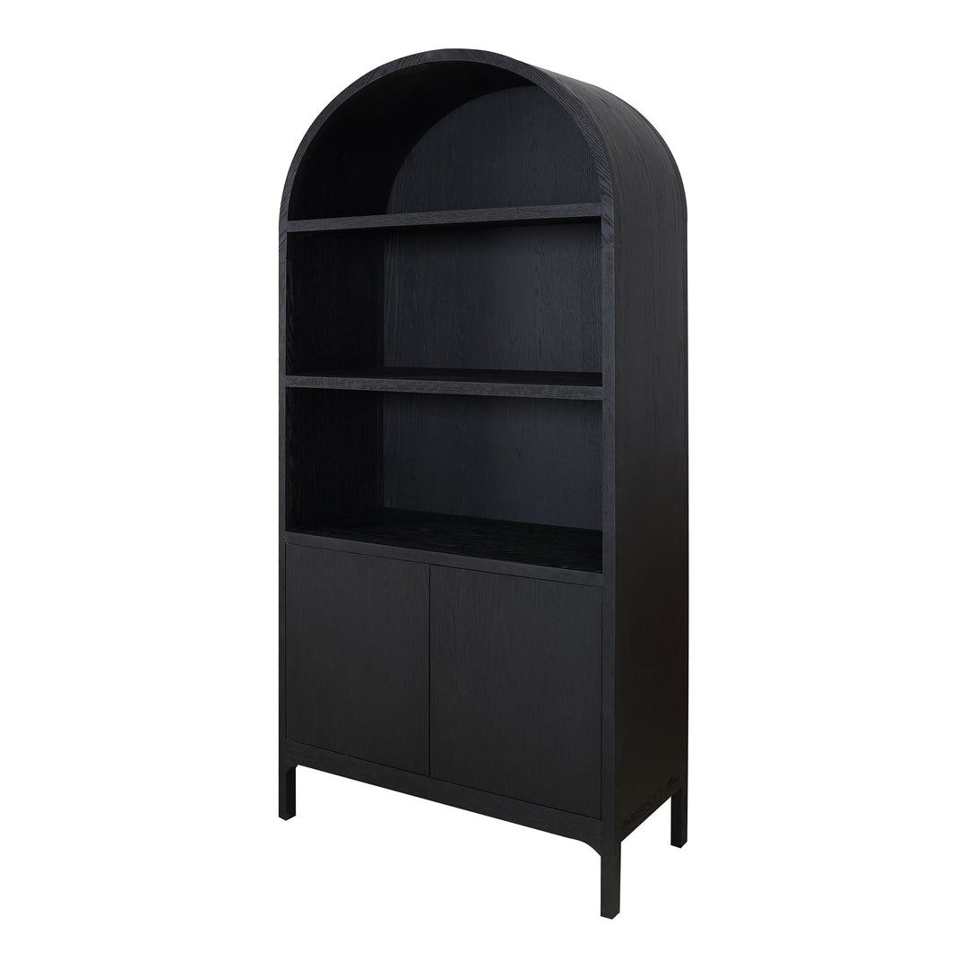 American Home Furniture | Moe's Home Collection - Wilde Display Cabinet Black Oak