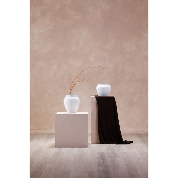 American Home Furniture | Moe's Home Collection - Nissa Decorative Vessel 14In White