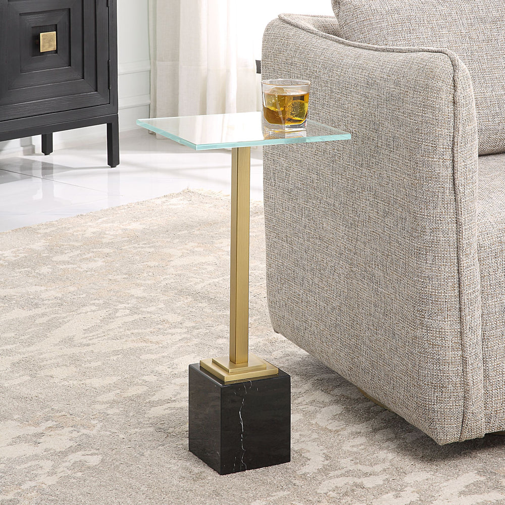 MILAN ACCENT TABLE, BLACK