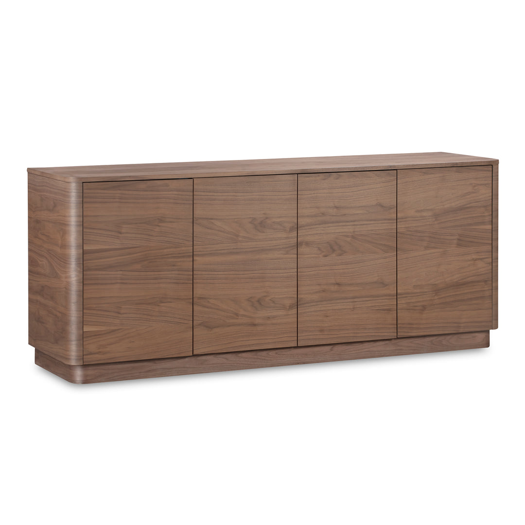 American Home Furniture | Moe's Home Collection - Round Off Sideboard Walnut