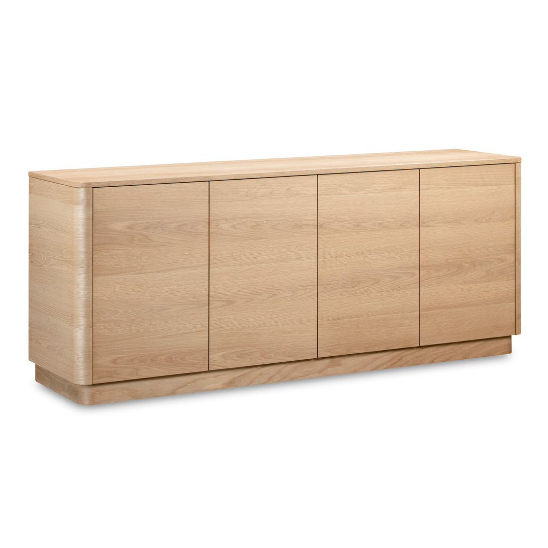 American Home Furniture | Moe's Home Collection - Round Off Sideboard Oak