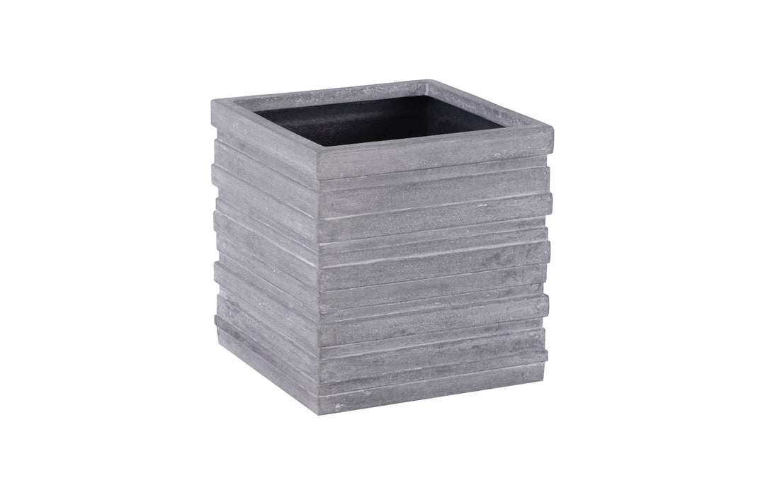 June Square Planter, Gray, MD - Phillips Collection - AmericanHomeFurniture