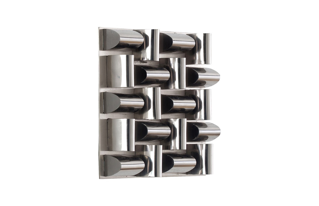 Arete Wall Tile, Stainless Steel - AmericanHomeFurniture