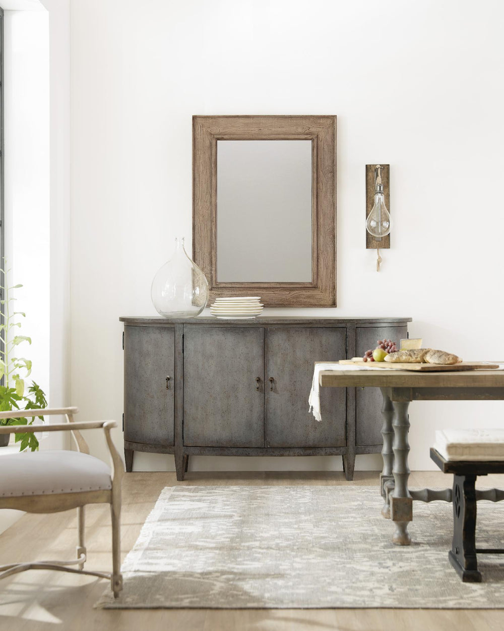 American Home Furniture | Hooker Furniture - Ciao Bella Landscape Mirror- Natural