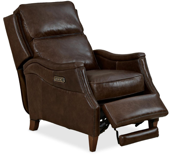 American Home Furniture | Hooker Furniture - Weir Power Recliner with Power Headrest/Lumbar