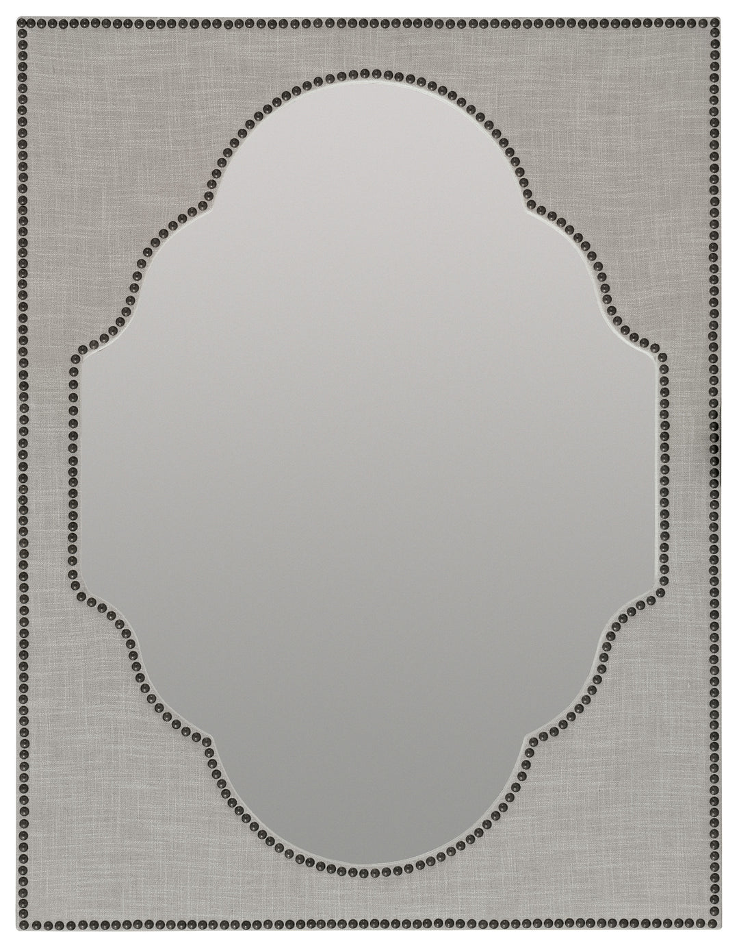 American Home Furniture | Hooker Furniture - Boheme Nourmand Linen Wrapped Mirror