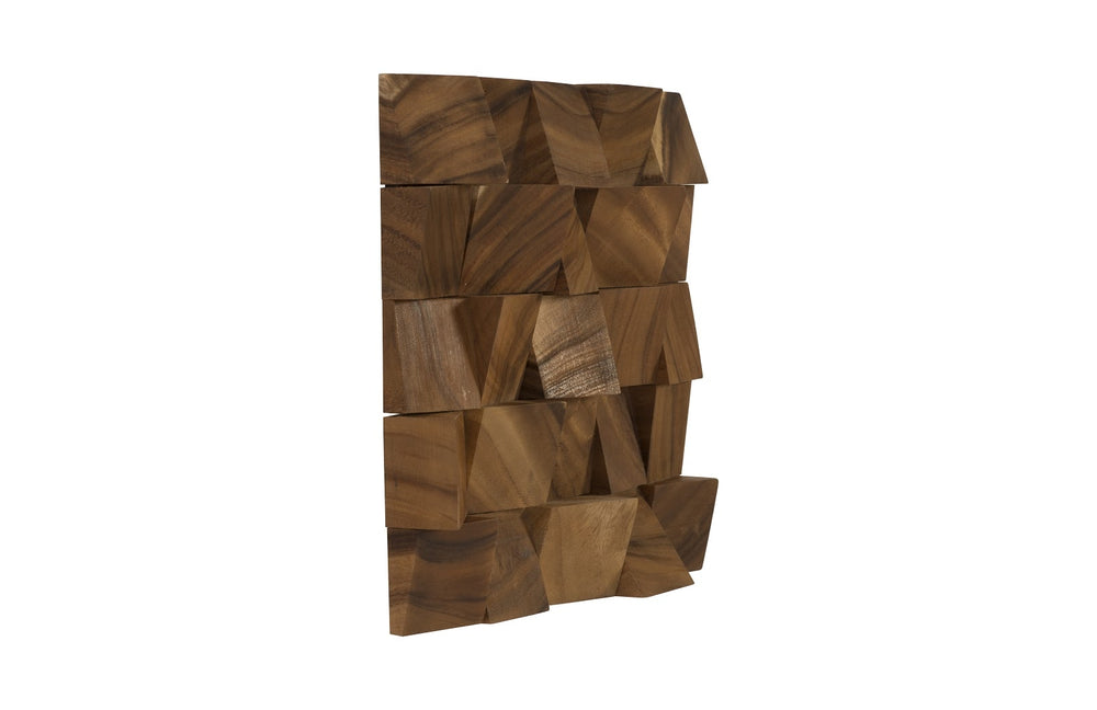 Blocks Wall Tile, Chamcha Wood, Natural - Phillips Collection - AmericanHomeFurniture
