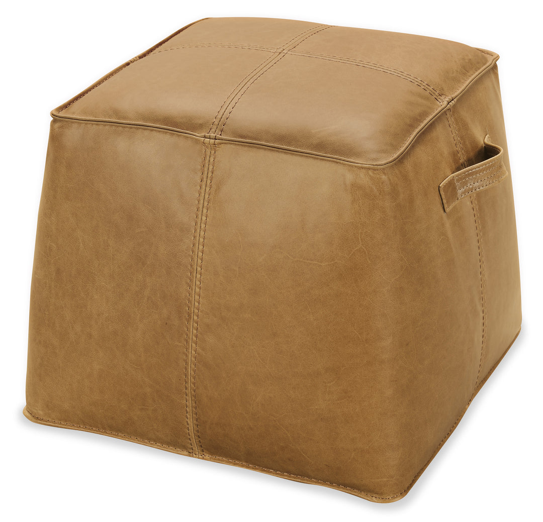 American Home Furniture | Hooker Furniture - Dizzy Small Leather Ottoman