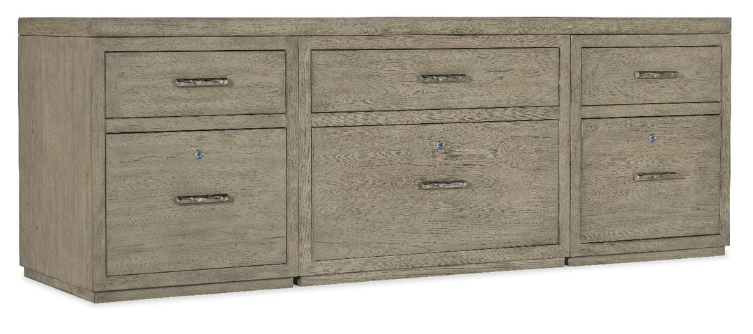 American Home Furniture | Hooker Furniture - Linville Falls 84" Credenza with Two Files and Lateral File