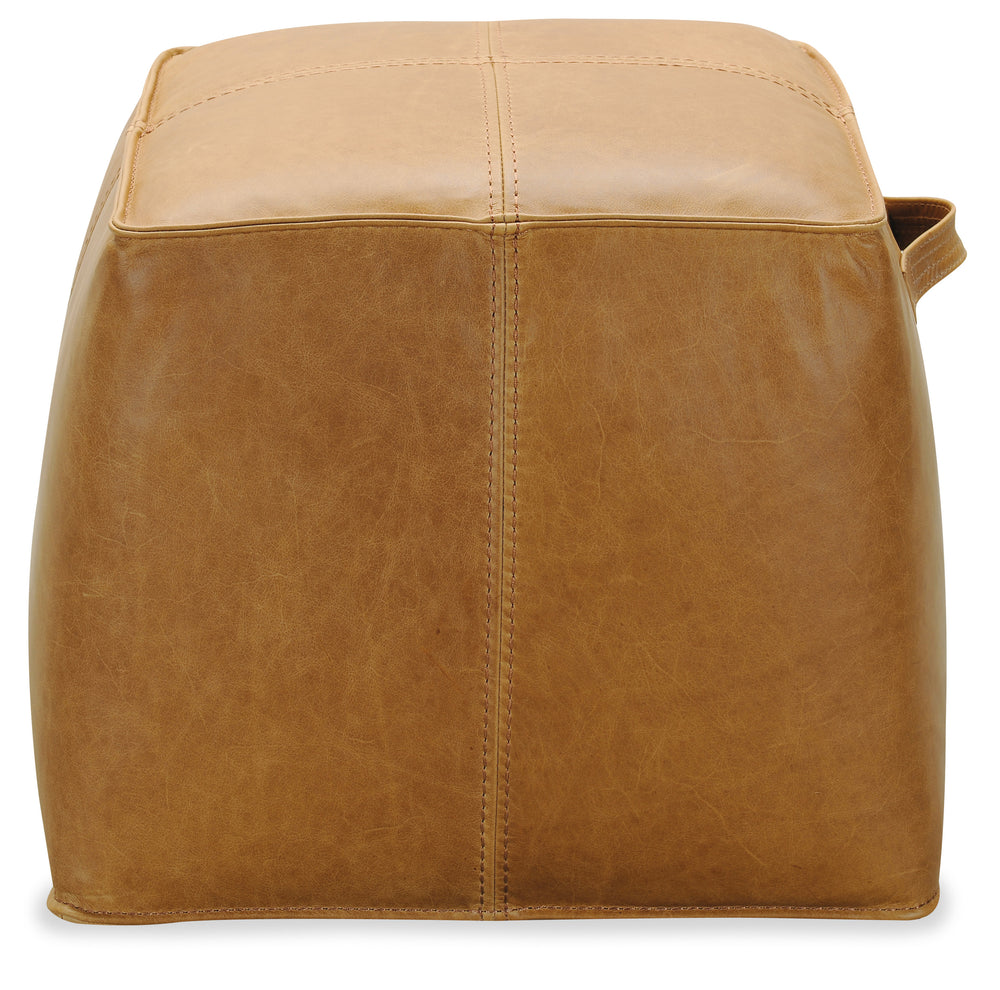 American Home Furniture | Hooker Furniture - Dizzy Small Leather Ottoman